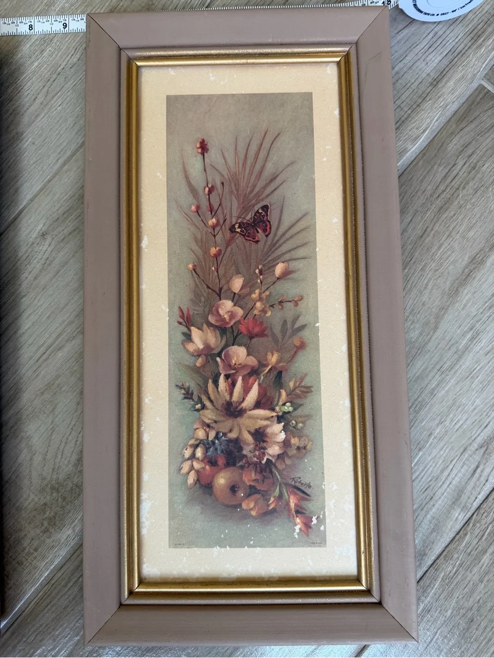 Vintages Magee Co Set of 2 Cottage Core Floral Prints